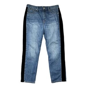 Madewell The Perfect Vintage Jean: Velvet Tux Stripe Edition